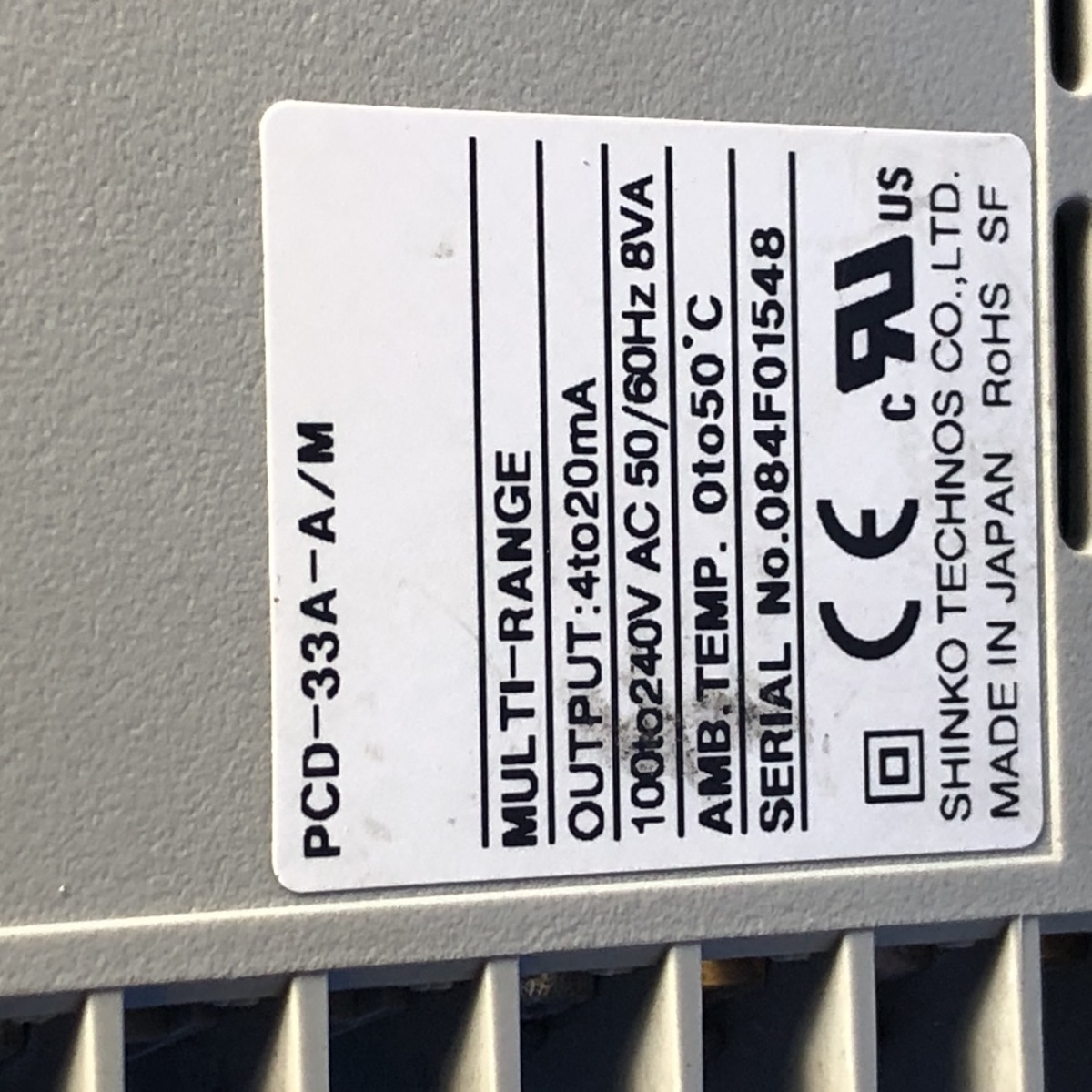 Shinko | eBay Controller PCD-33A-S&frasl;M PROGRAMMABLE CONTROLLER SSR DRIVE SHINKO Digital Indicating JCD-33A-A&frasl;M Multi Range PCD-33A-R&frasl;M