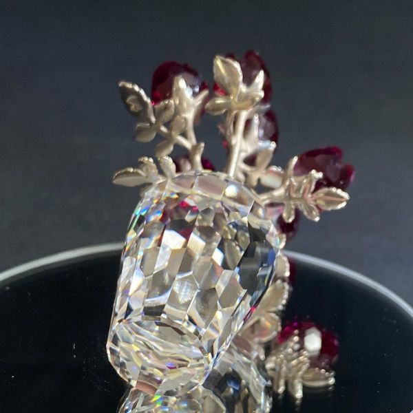 SWAROVSKI スワロフスキー 廃盤品 赤いバラ（Red Roses）627098