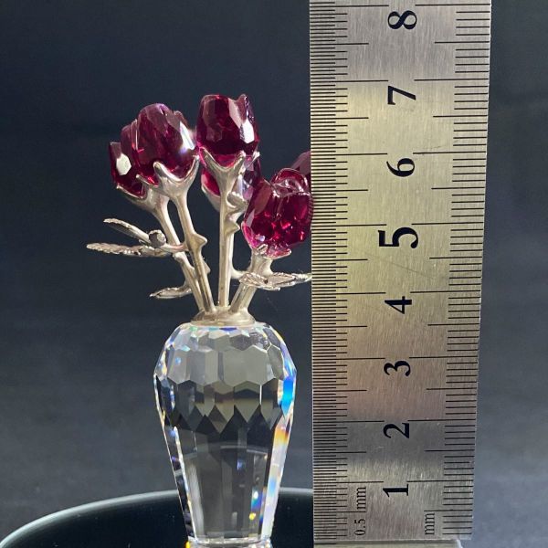 SWAROVSKI スワロフスキー 廃盤品 赤いバラ（Red Roses）627098