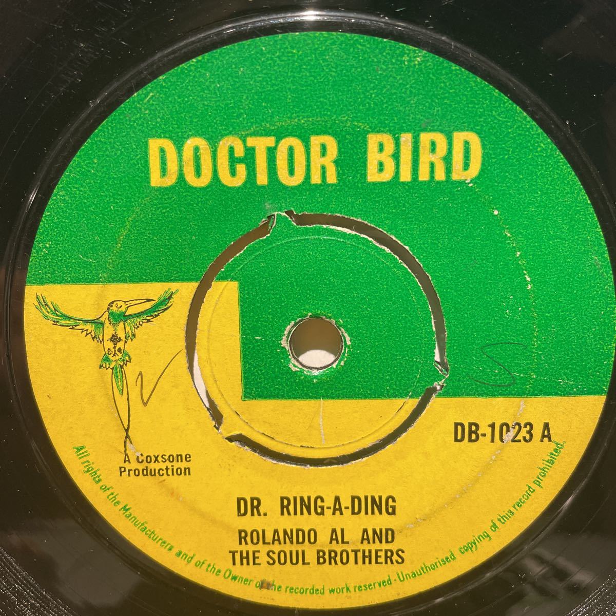 【新作入荷，爆買い】 UKオリジナル盤 Roland Al & The Soul Brothers / Dr. Ring-A-Ding Coxsone音源 Studio One(スカ)｜売買されたオークション情報、yahooの商品情報をアーカイブ公開 - オークファン スカ