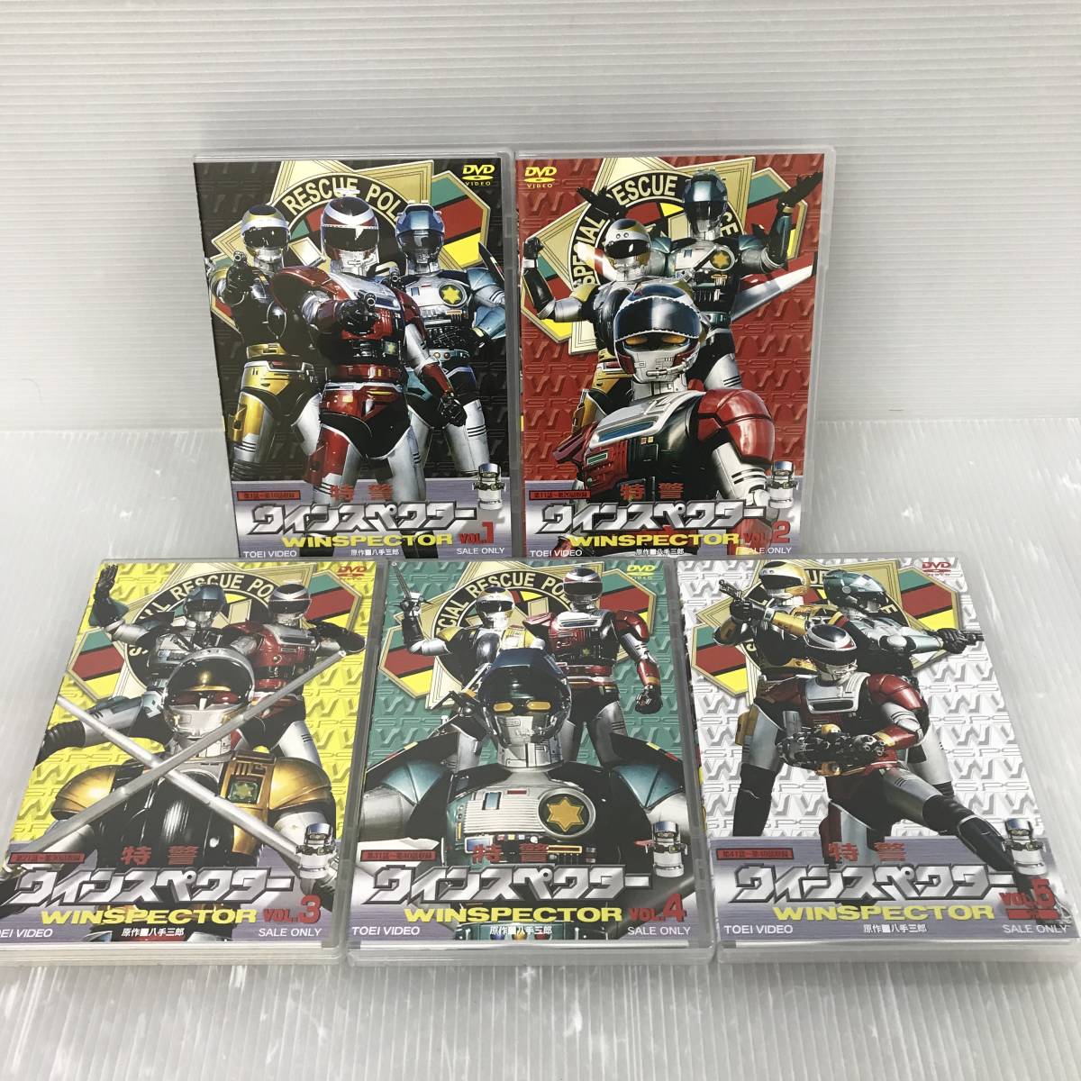 dg963 送料無料！DVD 特警ウインスペクター DVD 1～5 全巻セット(一般  
