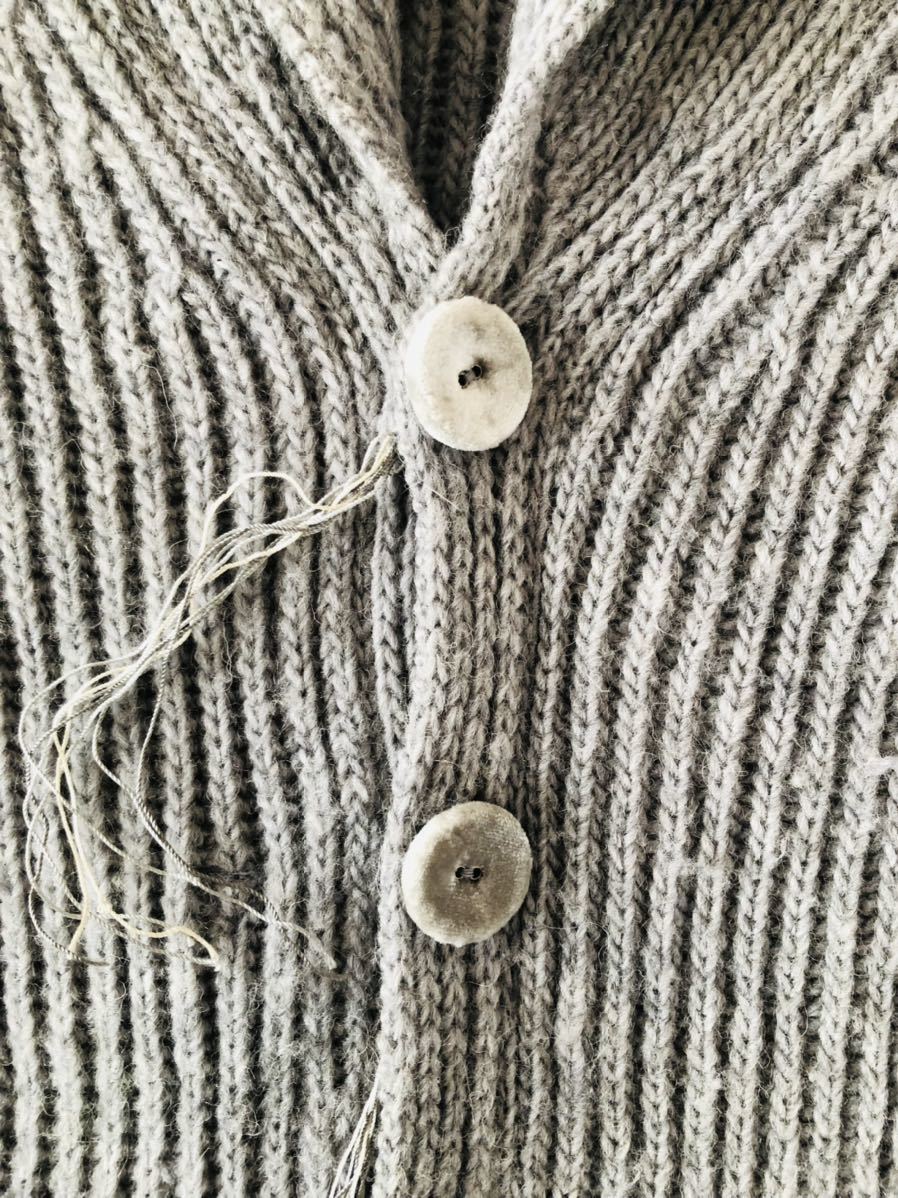 09FW ナンバーナイン ショールカラー カーディガン  