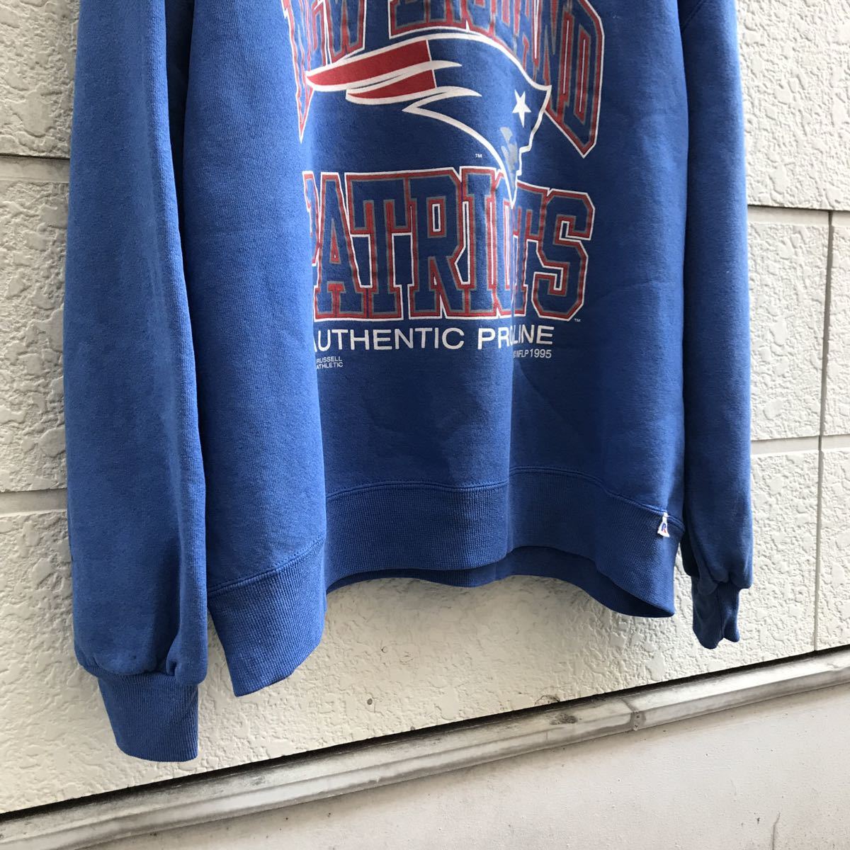 90s US古着 スウェットトレーナー ラッセル RUSSELL ATHLETIC 前V NFL 