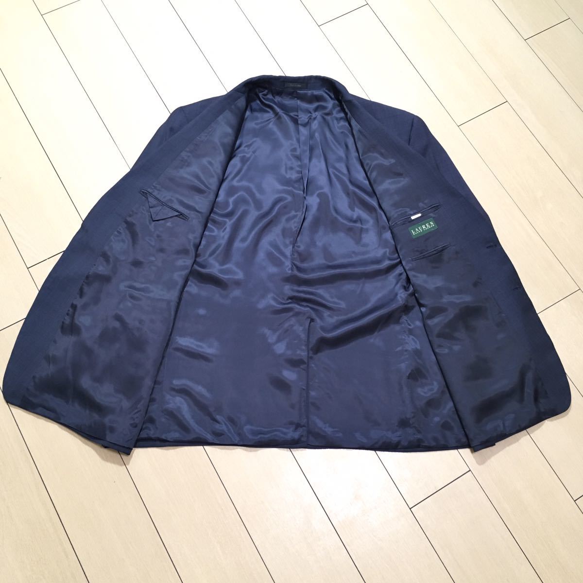 RALPH POLO 長袖シャツ LAUREN チェック ネルシャツ ラルフローレン LAURENラルフローレン TRL128RALPH 美品 Sサイズ 大きいサイズ ポロ - ポロラルフローレン ネイビー