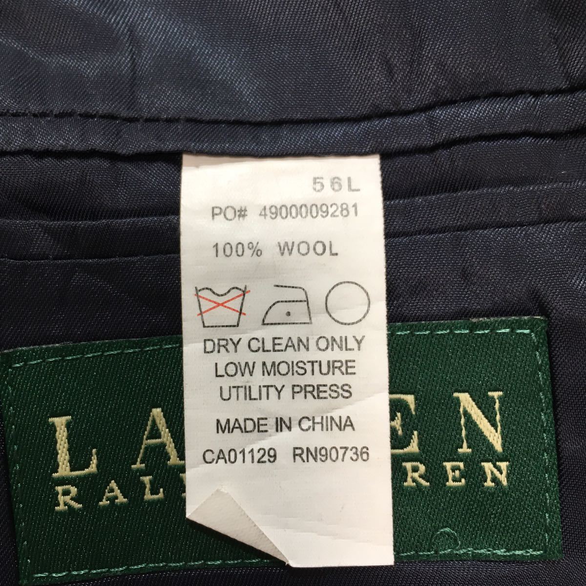 RALPH POLO 長袖シャツ LAUREN チェック ネルシャツ ラルフローレン LAURENラルフローレン TRL128RALPH 美品 Sサイズ 大きいサイズ ポロ - ポロラルフローレン ネイビー