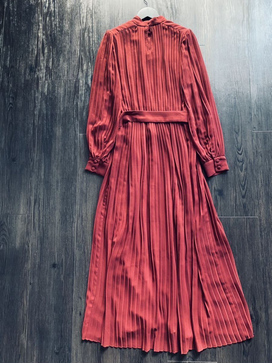 ZARA ザラ 美品☆大人可愛い☆クリスマスカラー プリーツ ロング  