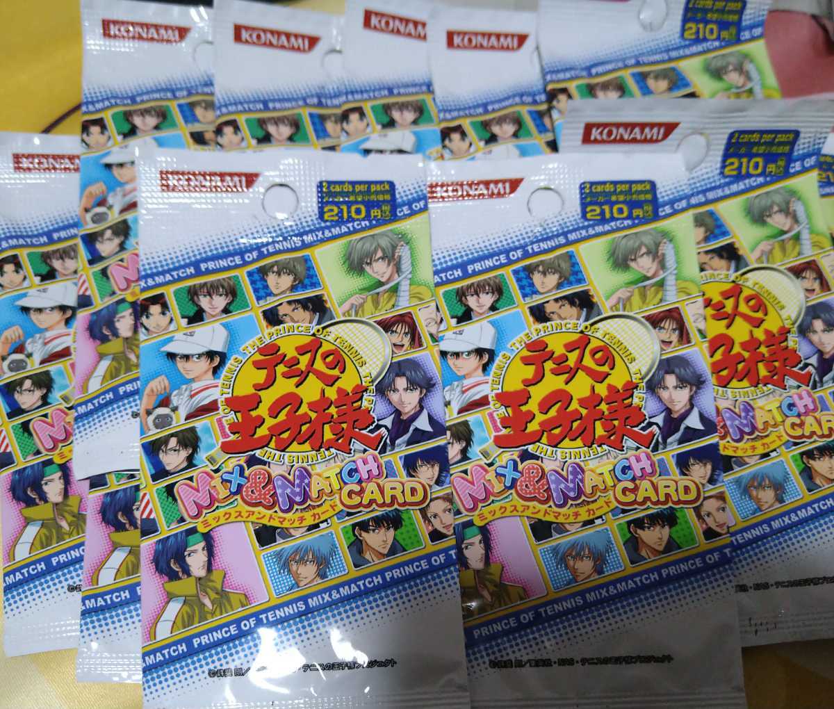 テニスの王子様 MIX＆MATCH CARD フェイクカード16パック 開封済 32枚 