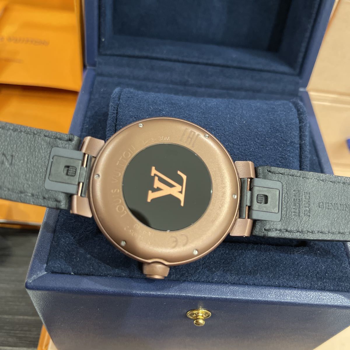 新品同様 選べるベルト LOUIS VUITTON ルイヴィトン タンブール  