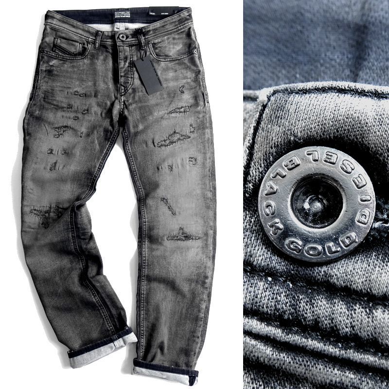 □DIESEL BLACK GOLD ディーゼル 定6.6万 TYPE-2815 ダメージ加工 
