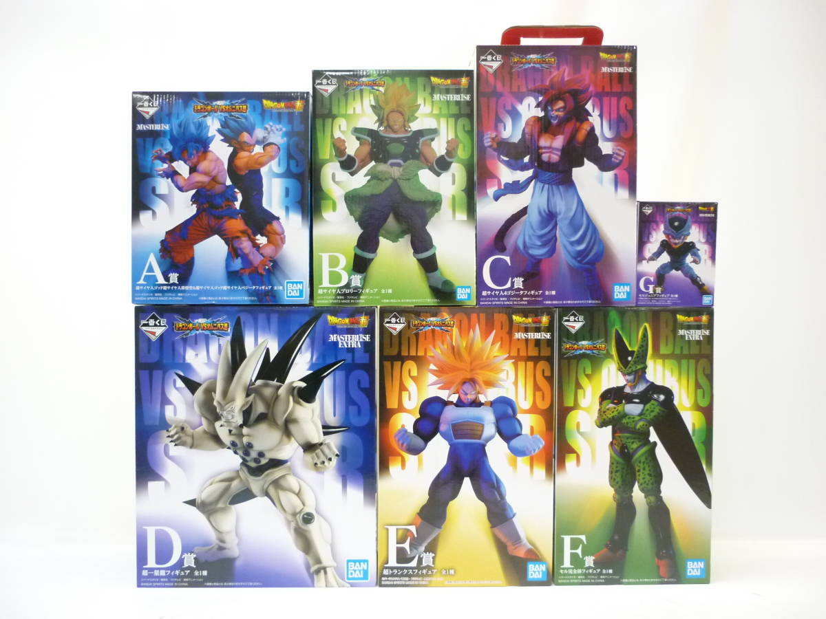 一番くじ ドラゴンボールVSオムニバス超 7体セット A賞-G賞 未開封 