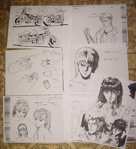 アニメ設定資料 メガゾーン23 Part2 セル画資料系 梅津泰臣(メガゾーン
