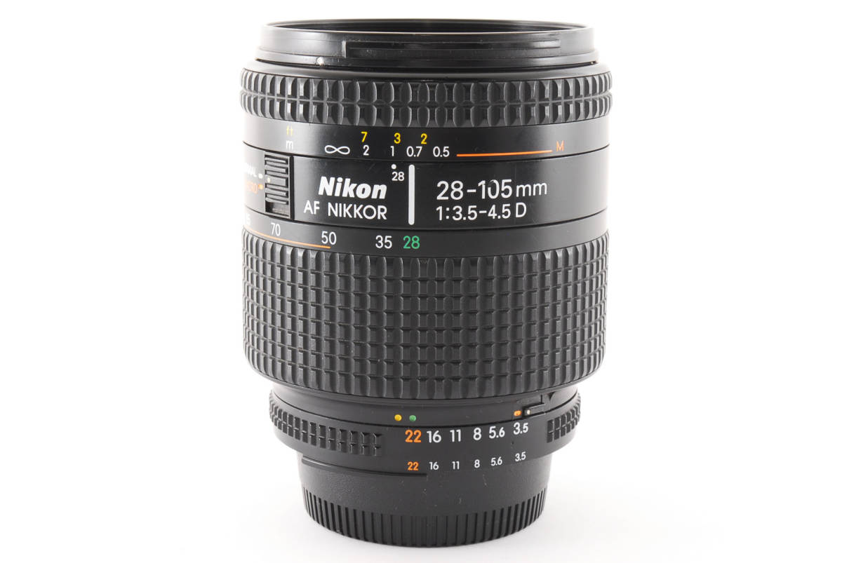 ★☆美品！ニコン Nikon AF NIKKOR 28-105mm F3.5-4.5 D MACRO マクロ ニッコール / フード・ケースつき #895369☆★ AF 28-105mm Nikon ☆美品☆ DX 3.5-4.5dの通販