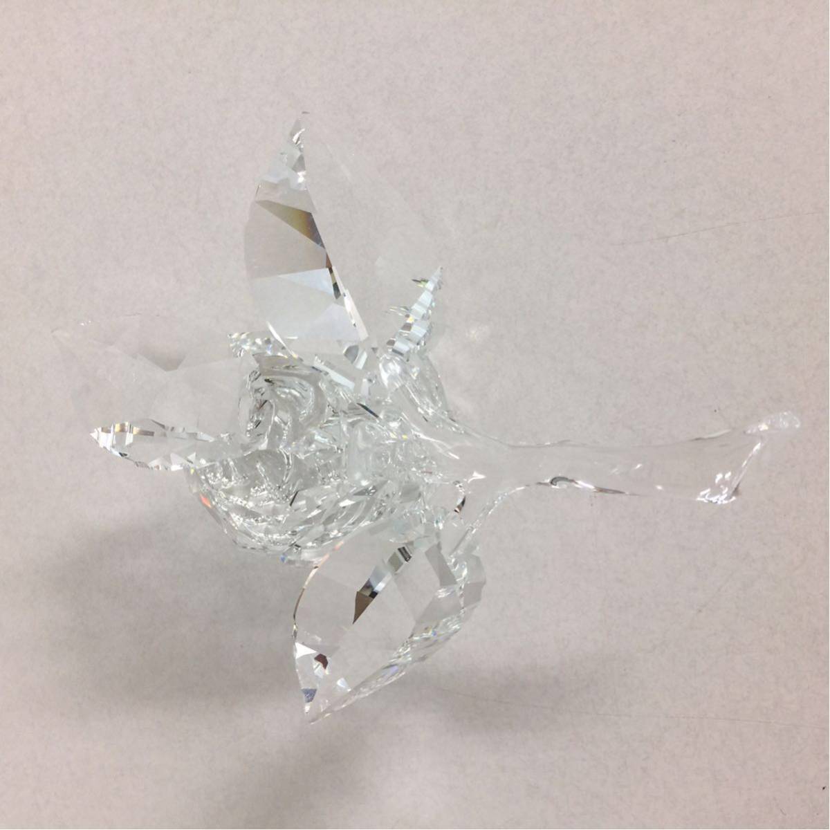 311 美品 SWAROVSKI スワロフスキー 薔薇 置物 フィギュリン 