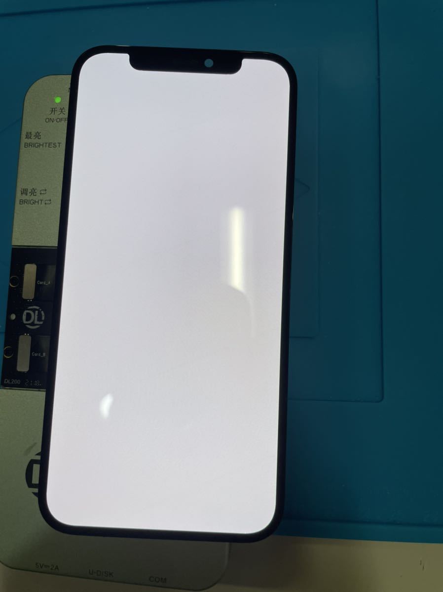 【純正品】Iphone12/12Pro 純正有機OLEDパネル・純正フロントパネル・画面修理・交換用　Softbank Docomo 防水テープ+修理工具付 0 iPhone OLED 純正品取り出し LCD セット
