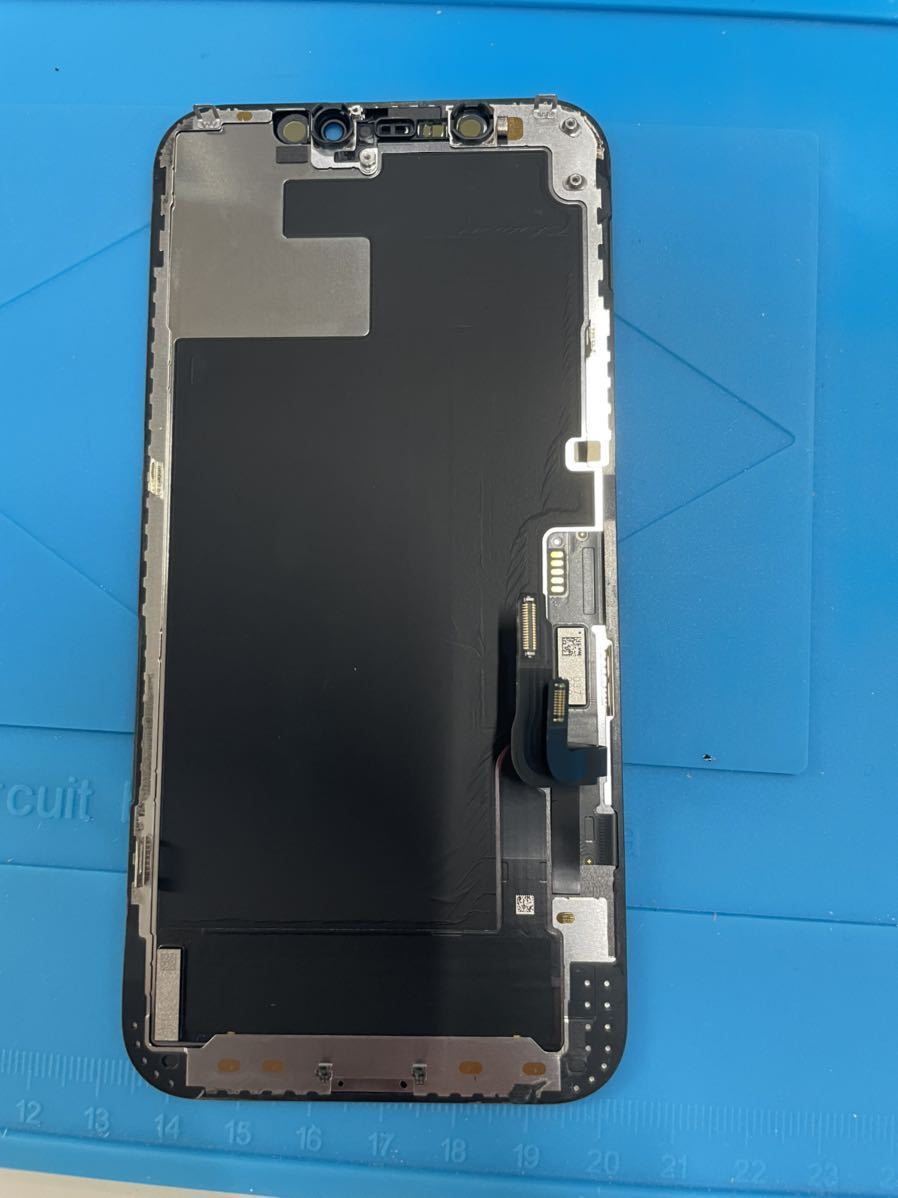 【純正品】Iphone12/12Pro 純正有機OLEDパネル・純正フロントパネル・画面修理・交換用　Softbank Docomo 防水テープ+修理工具付 0 iPhone OLED 純正品取り出し LCD セット