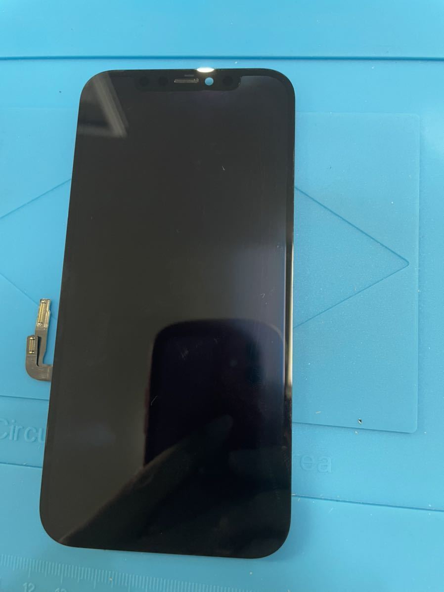 【純正品】Iphone12/12Pro 純正有機OLEDパネル・純正フロントパネル・画面修理・交換用　Softbank Docomo 防水テープ+修理工具付 0 iPhone OLED 純正品取り出し LCD セット