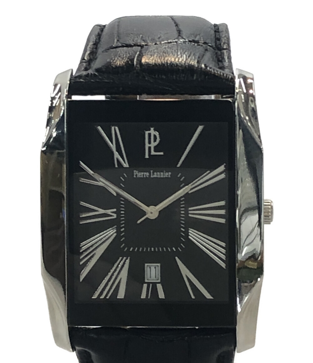 1円スタート 訳あり ピエールラニエ 腕時計 クオーツ ブラック 2a1 メンズ Pierre Lannier 3針 カレンダー 売買されたオークション情報 Yahooの商品情報をアーカイブ公開 オークファン Aucfan Com
