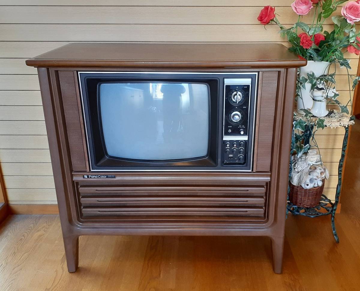PanaColor 20 ブラウン管テレビ 昭和の思い出を彩る懐かしのブラウン管テレビとレトロデザインの魅力