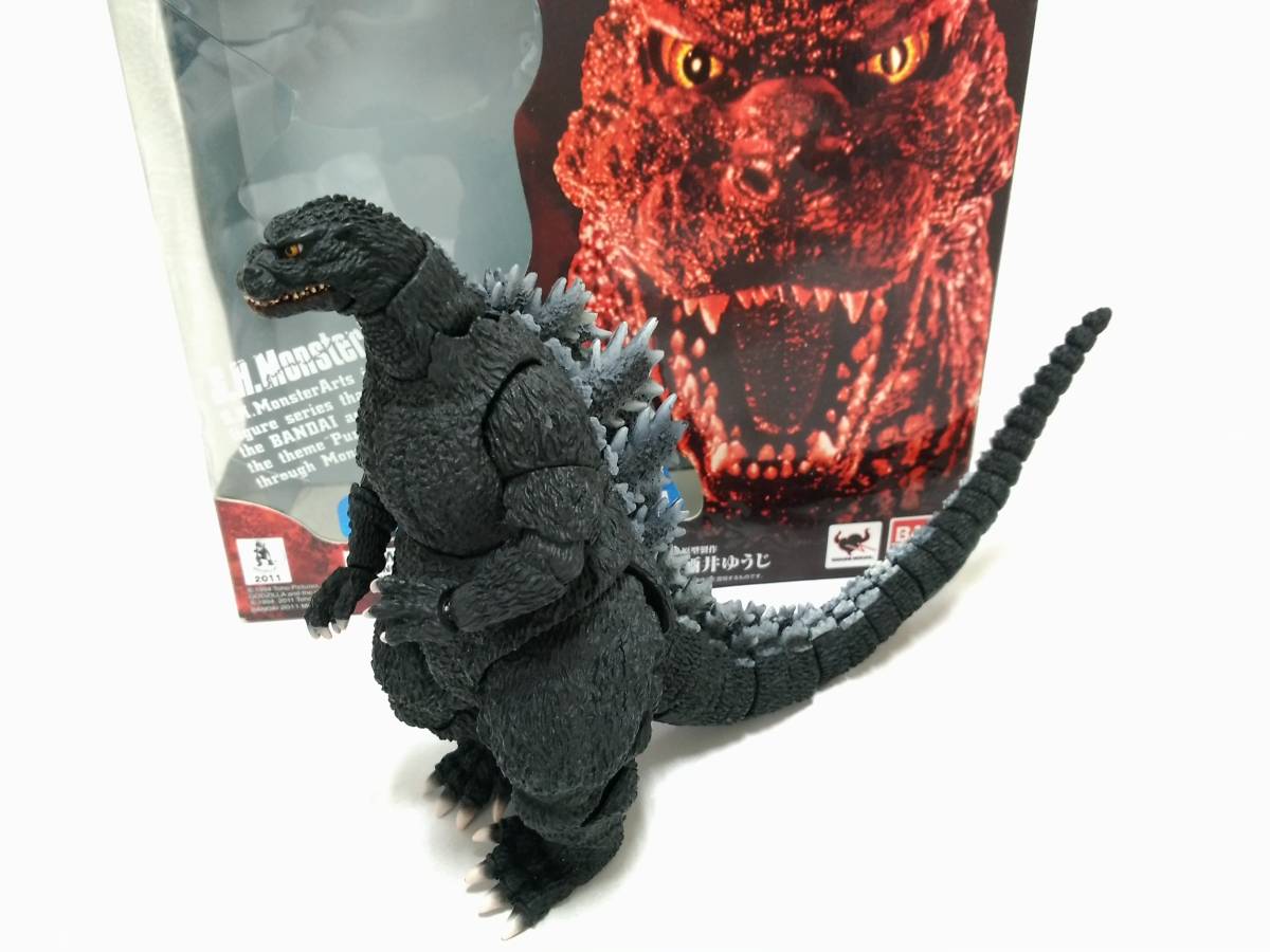 ジャンク】S.H.モンスターアーツ ゴジラ フィギュア 初回特典 熱線 