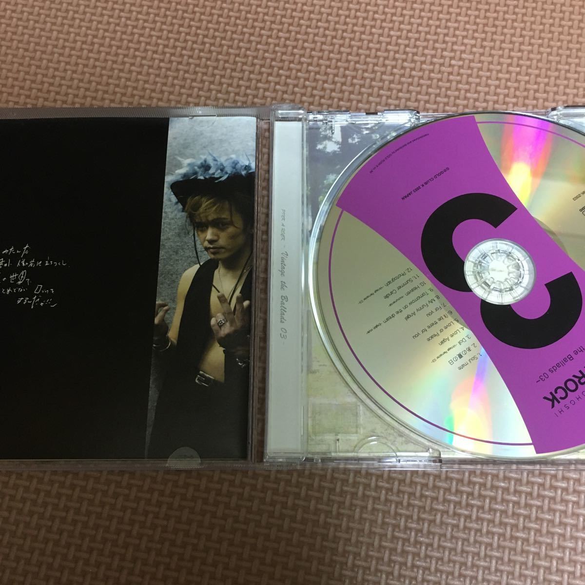 光GENJI 諸星和己 PINK A ROCK ~Vintage the Ballads 03~ CD(光GENJI