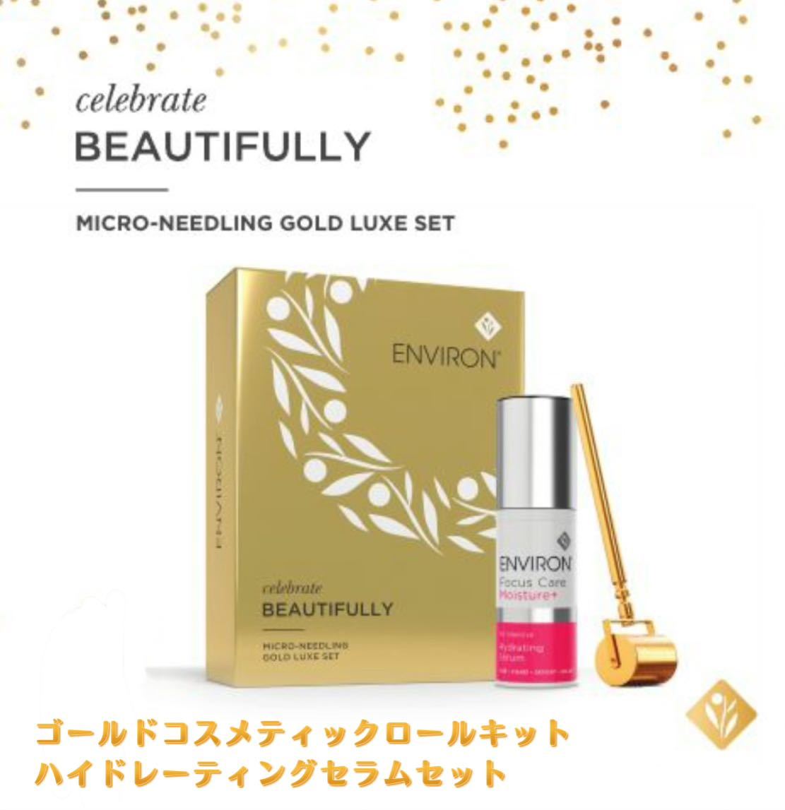 エンビロン ゴールドコスメティックロールキット - ゴールド