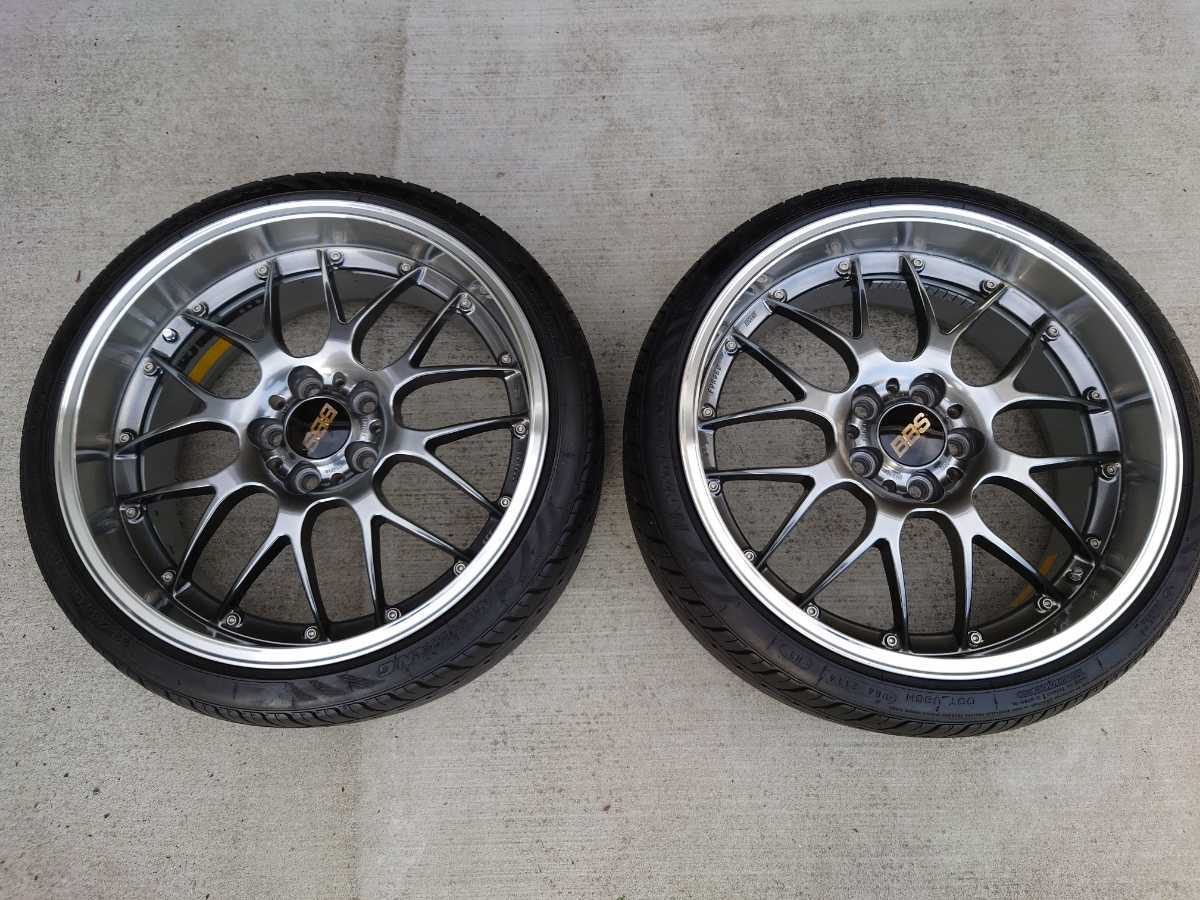 BBS RS-GT RS920 DB-SLD 8.5J＋30 2本 ナンカンNS20 225/35ZR19 