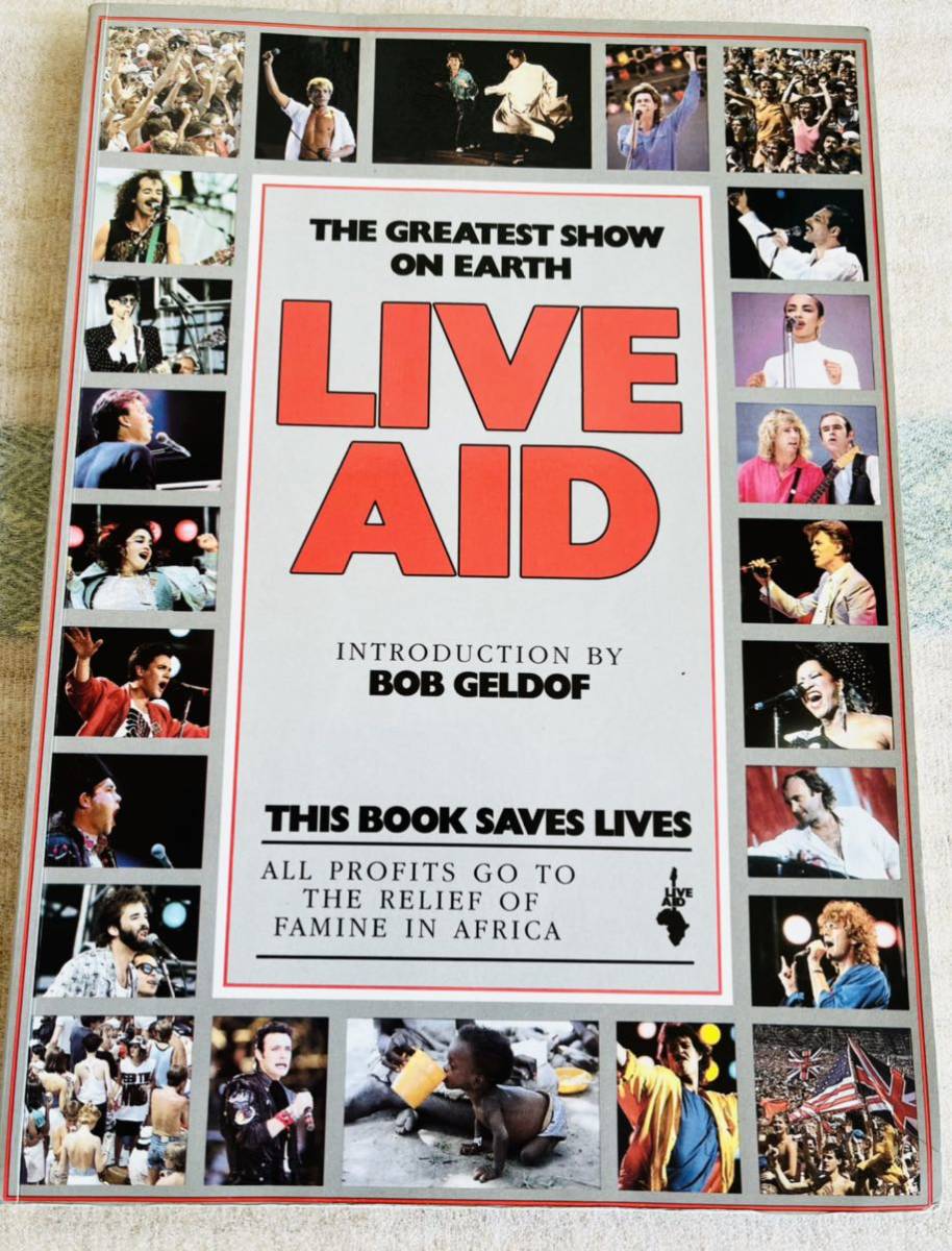 洋書】LIVE AID THE CONCERT / ライブ・エイド写真集 / クイーン