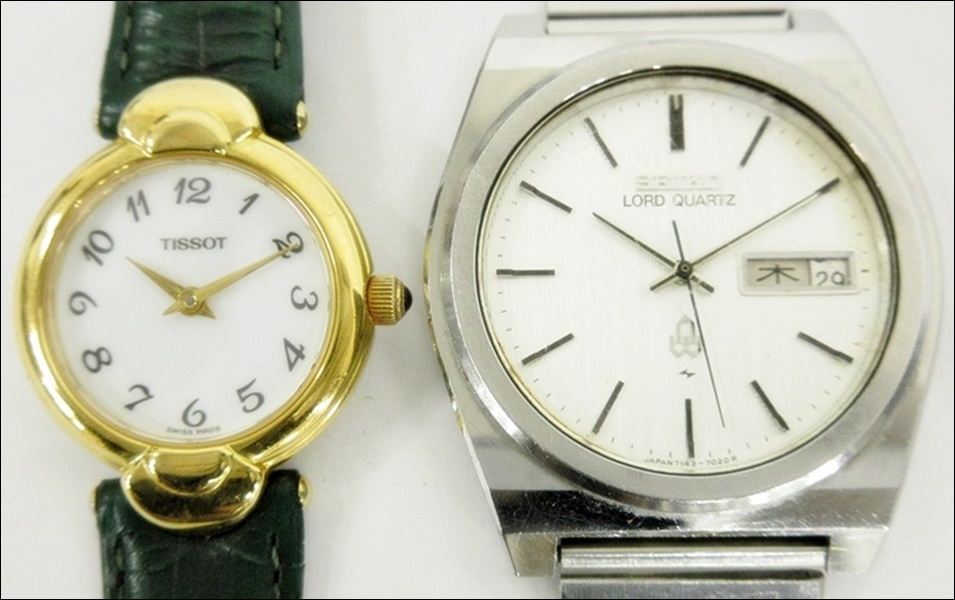 16 39-455066-15 Y TISSOT ティソ G224K クオーツ レディース/ 本体のみ SEIKO セイコー 7143-7010  LORD QUARTZ メンズ 2点セット 福39(その他)｜売買されたオークション情報、yahooの商品情報をアーカイブ公開 -  オークファン（aucfan.com）