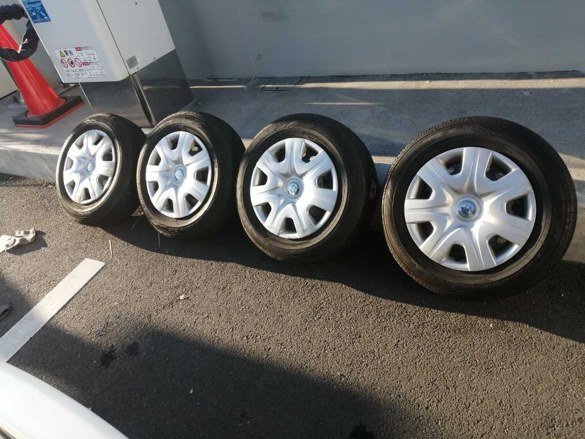 トヨタ純正14インチ 鉄ホイール ラジアルタイヤ付き175/70R14