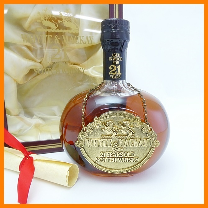 ホワイト&マッカイ　21年　WHYTE&MACKAY●26-05-19-07 WHYTE&MACKAY ホワイト&マッカイ 21年 750ml⁄43% 未開栓 21年