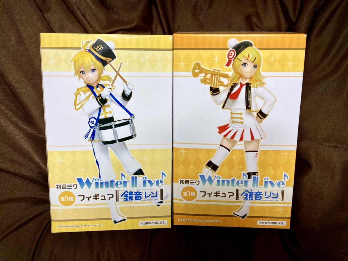 ☆2種セット☆【新品未開封】初音ミク Winter Live フィギュア 鏡音