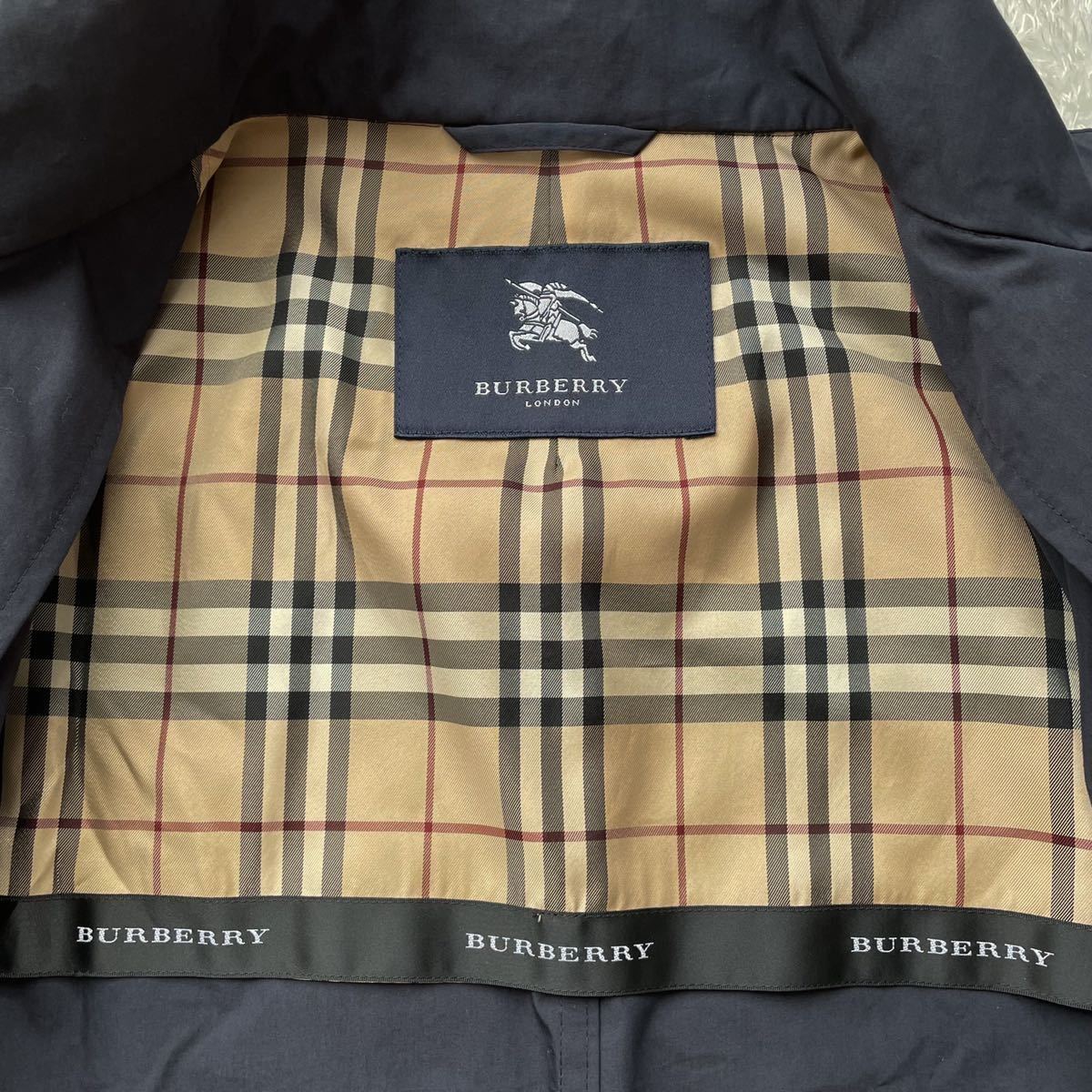 極美品 BURBERRY LONDON バーバリーロンドン ノバチェック ステン