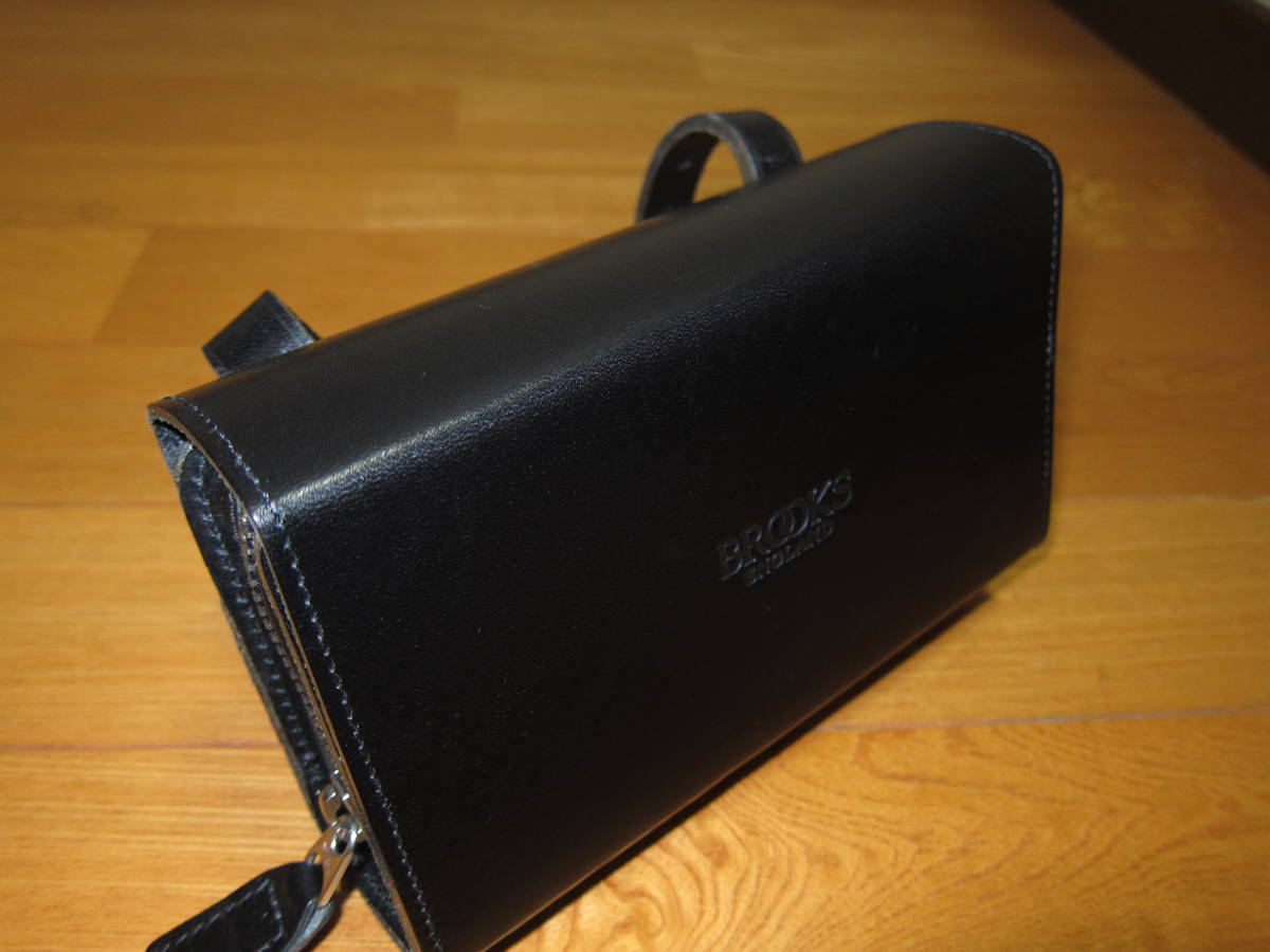 開封未使用品】BROOKS（ブルックス）D-SHAPED TOOL BAG（BLACK色） D