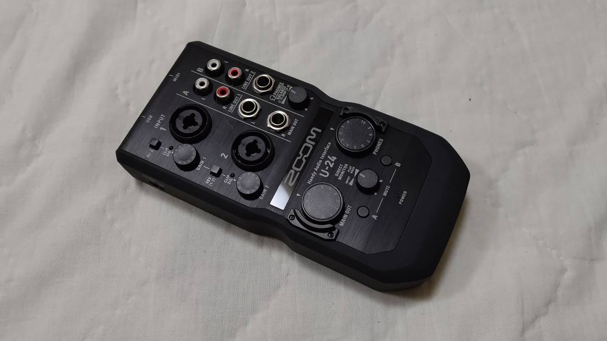 楽器、器材 ZOOM ズーム ハンディオーディオインターフェース U-24