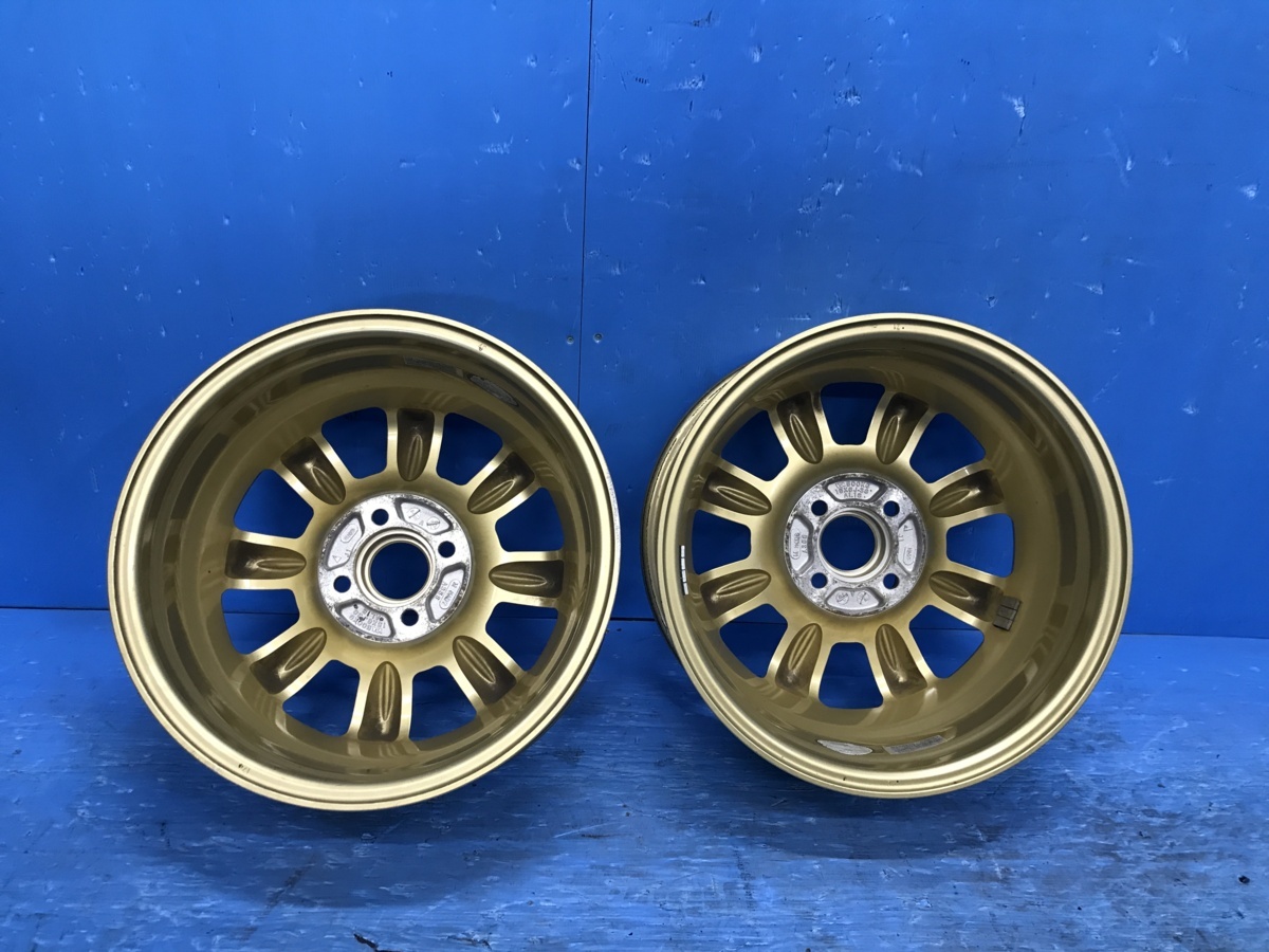I)ENKEI 15インチ 6J 38 PCD100 AL18 all eighteen 2本(社外品