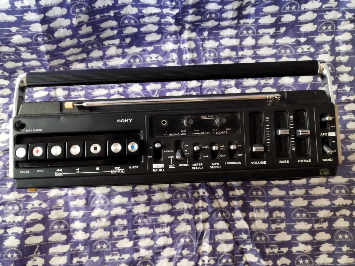 SONY ラジカセ CF-1980 AM⁄FM⁄SW 3バンド 中古カバー SONY ソニー AM/