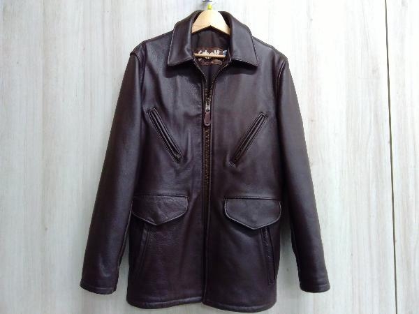 Schott ショット レザージャケット ブラウン 36 シングルライダース