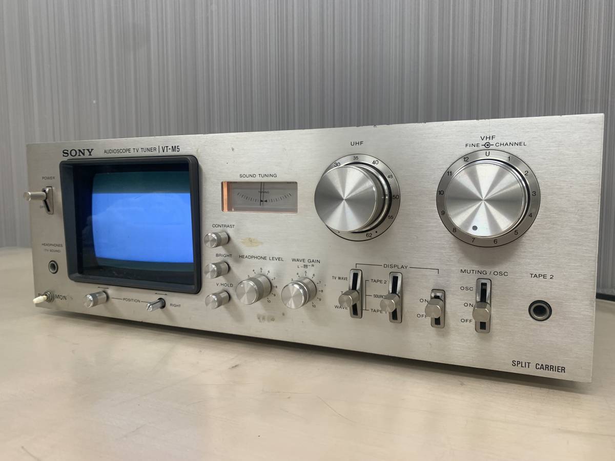 VT-M5 TV SONY Sony オーディオスコープTVチューナー 通電のみ確認