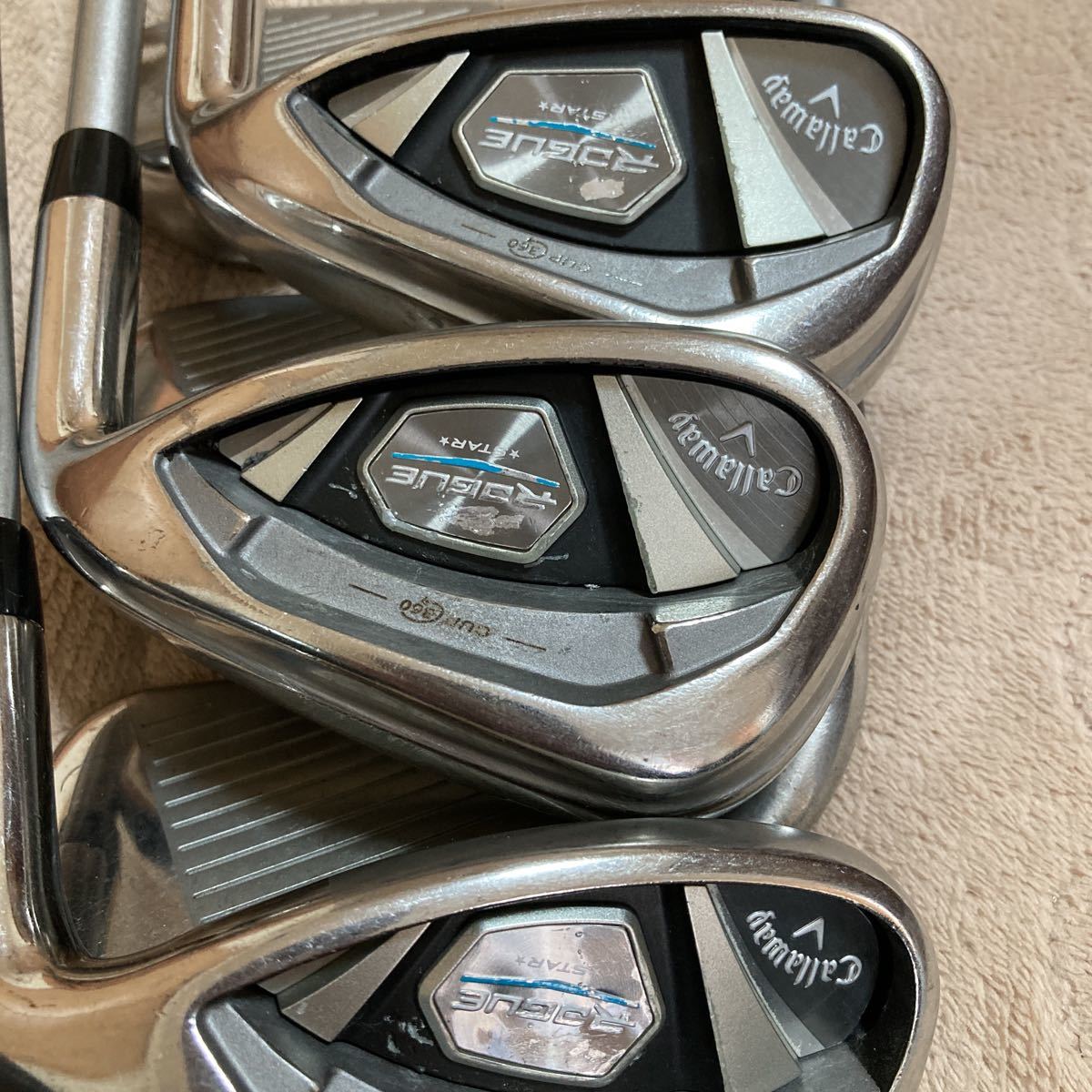 キャロウェイ ROGUE STAR ローグスター #6-PW 、AW、6本セット 純正 