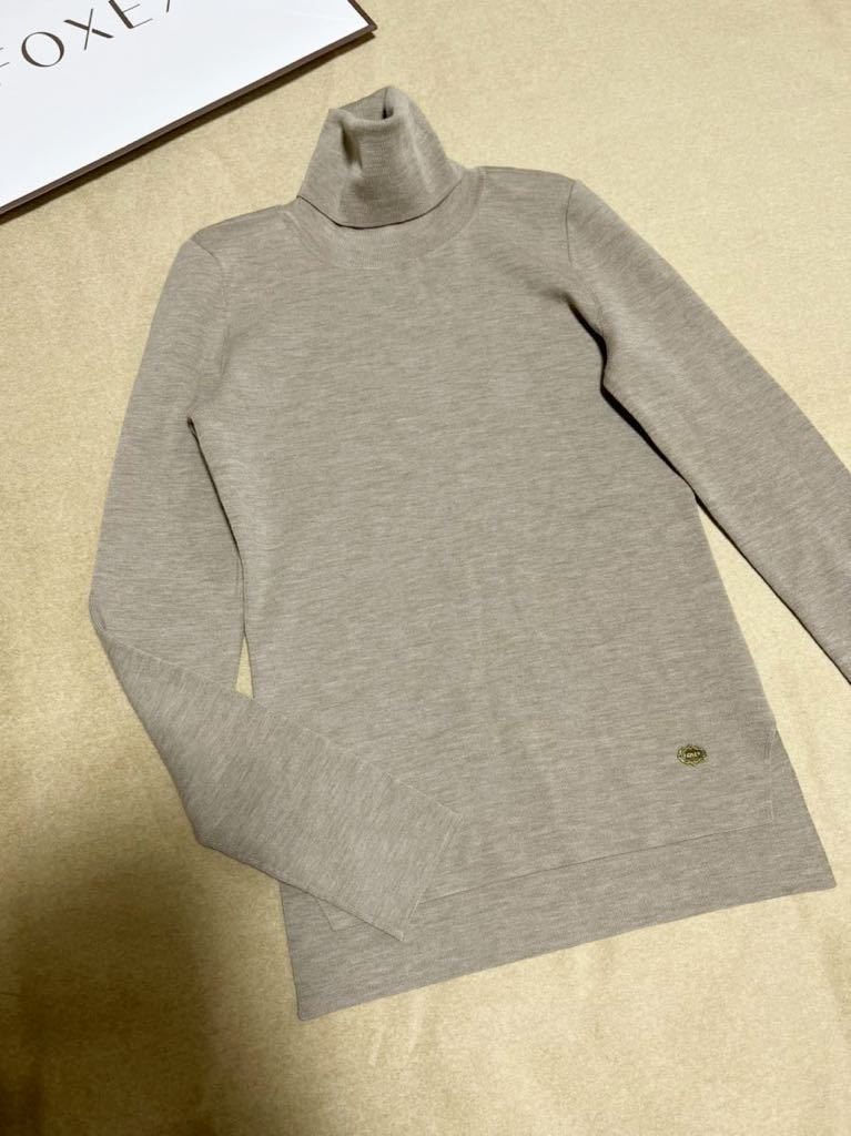 FOXEY フォクシー　ウール　タートル　ニット FOXEY フォクシー ニット グレースウールタートル 即決 25年モデル
