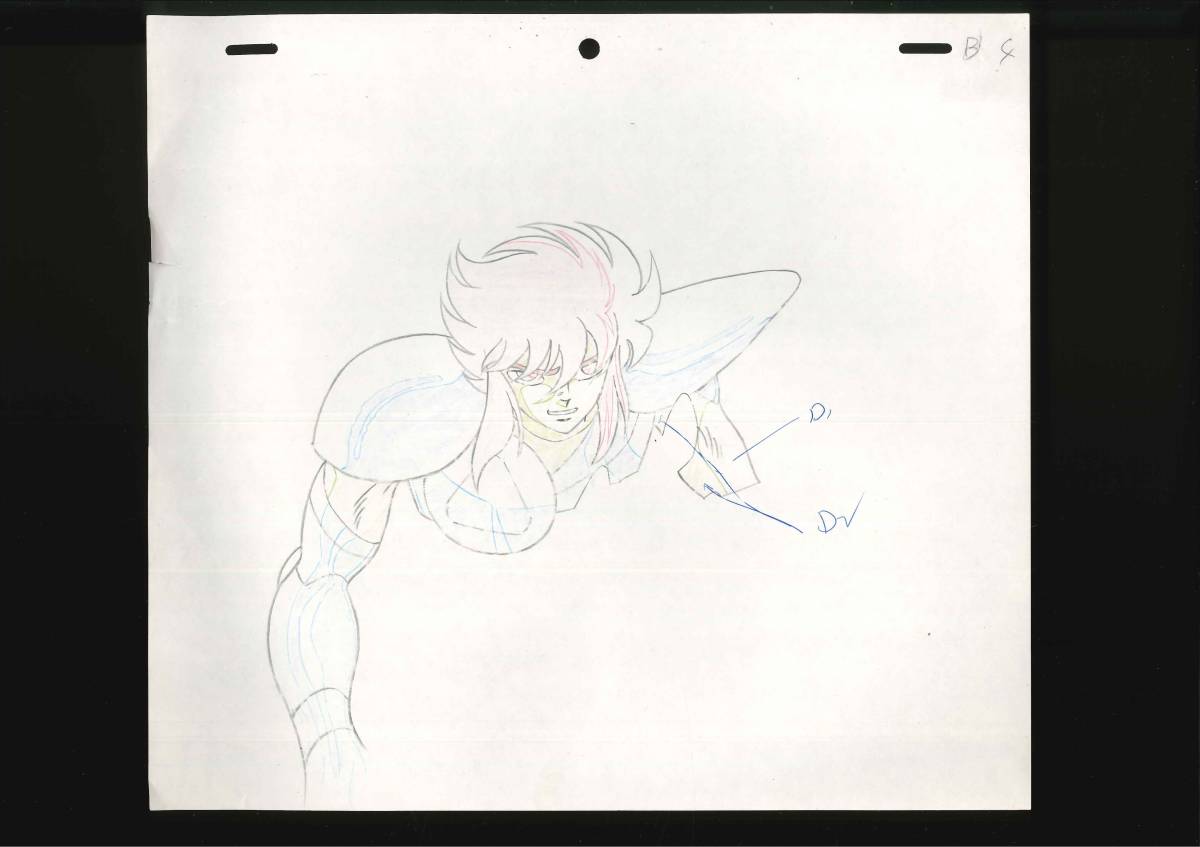 車田正美（聖闘士星矢）直筆サイン・イラスト色紙〜1986年 週刊少年