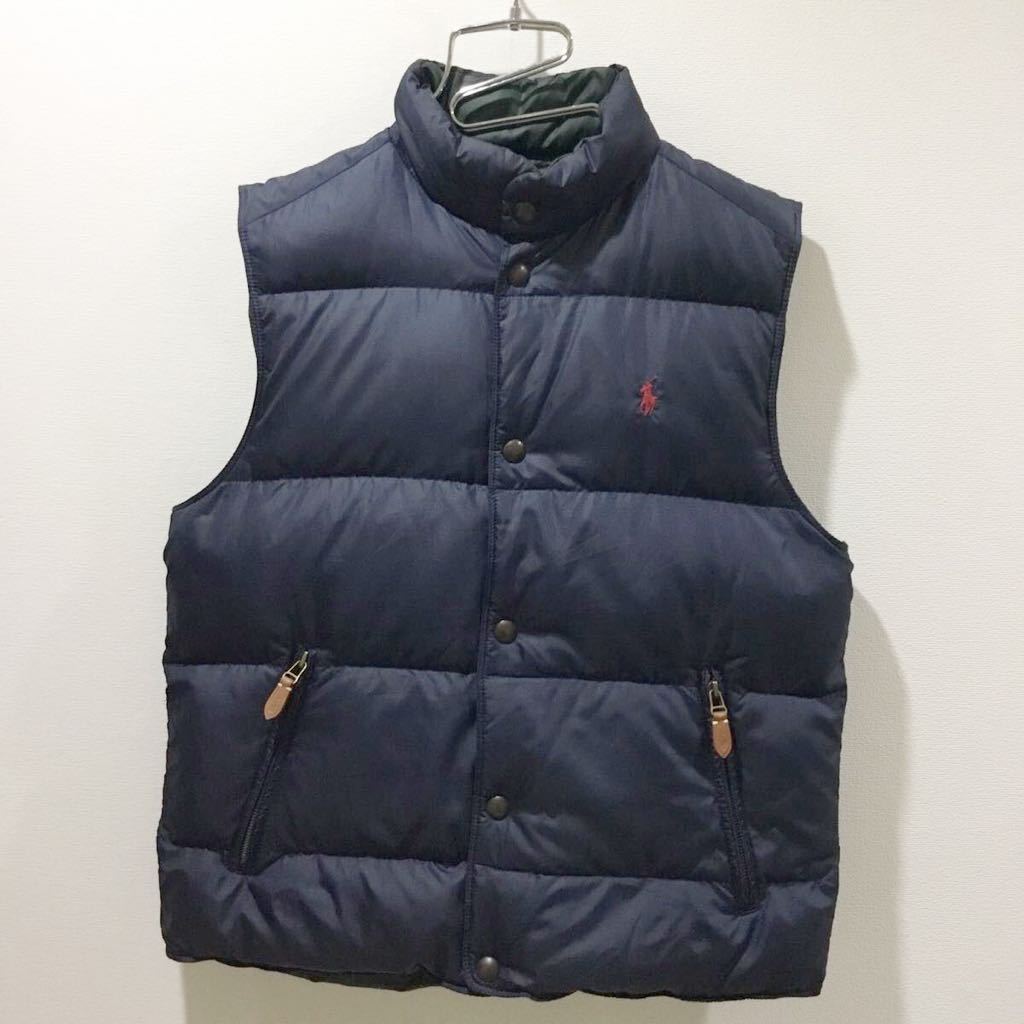 美品☆POLO RALPH LAUREN/ラルフローレン☆ダウンベスト☆リバーシブル 