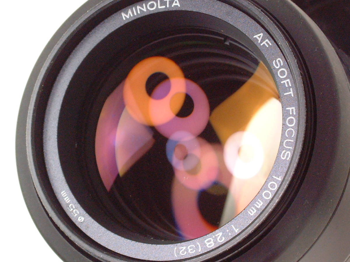 Konica Minolta 100mm f⁄2.8 Soft MINOLTA VARIABLE SOFT FOCUS AF