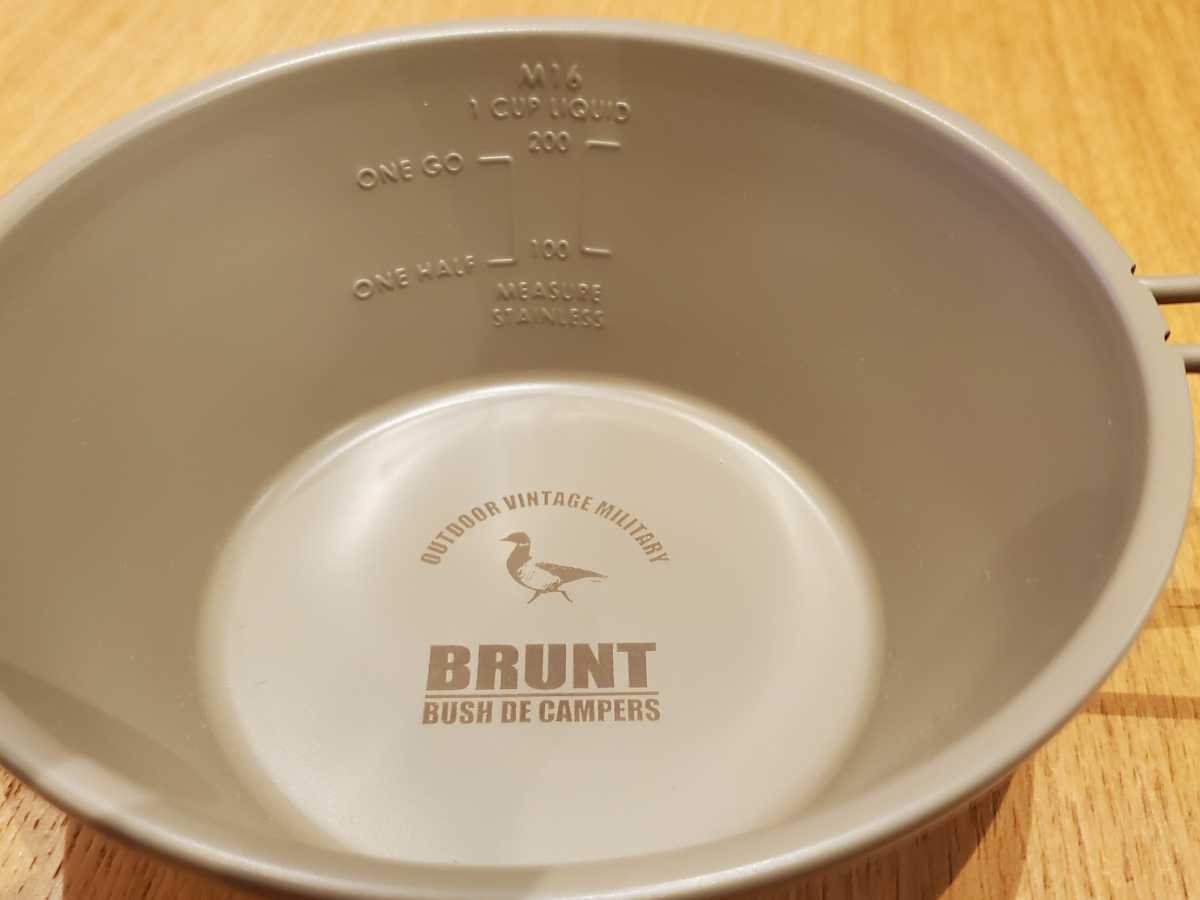 新品未使用】BRUNT シェラカップ M16メモリ ブラント BUSH de BRUNT