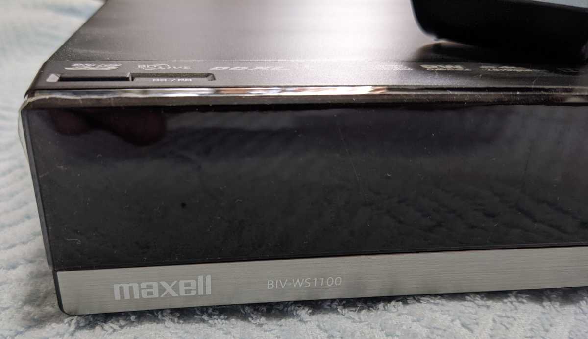 maxell最終モデル BIV WS1100 iVDR 完動美品 iVDR対応BDレコーダー