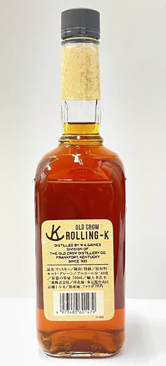 オールドクローローリングKバーボンウイスキー700ml 40%スコッチウィスキー 特級 オールドクロウ CROW ローリングK Crow ROLLING-K Old Bourbon