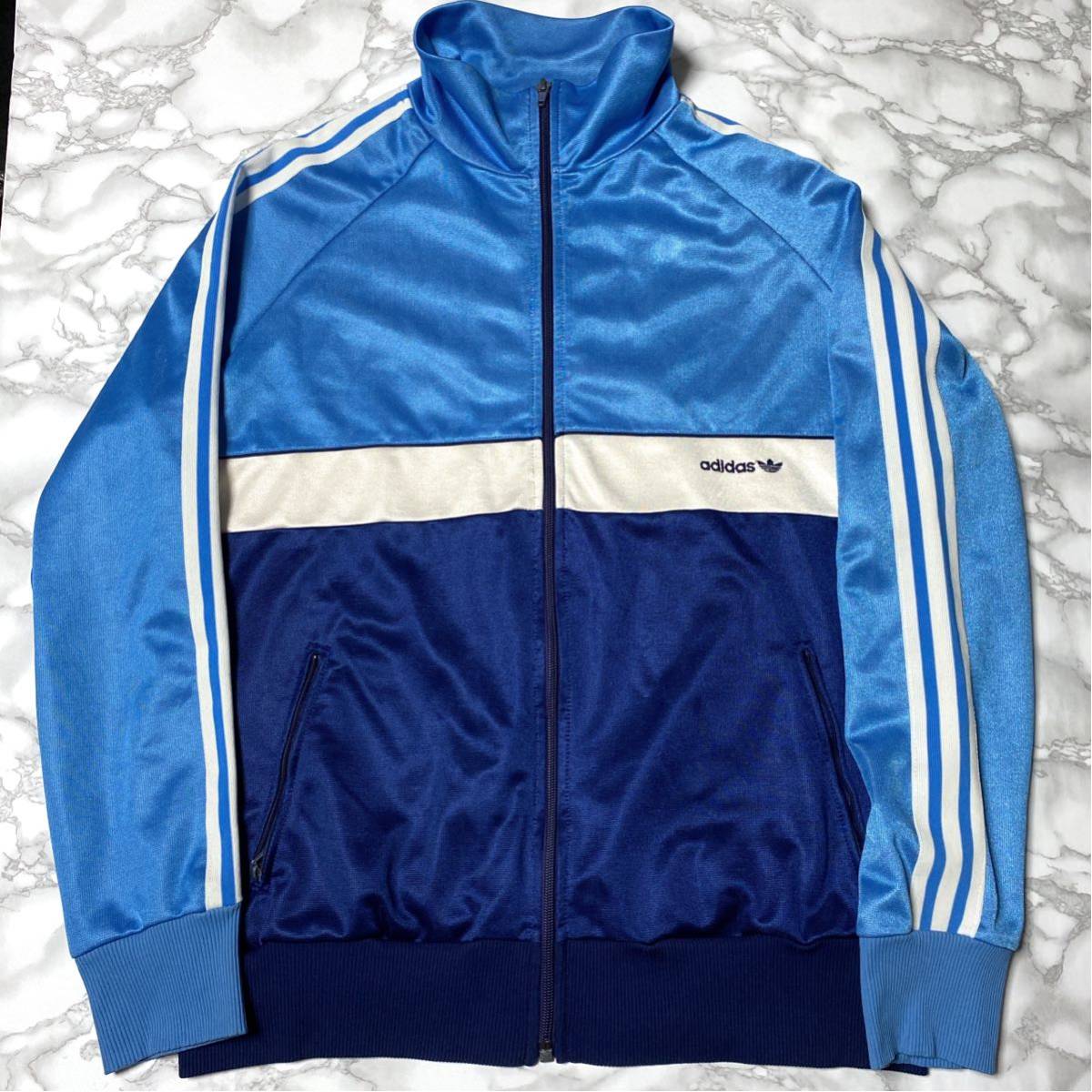 80s adidas アディダス ジャージ ユーロ ビンテージ トラック 