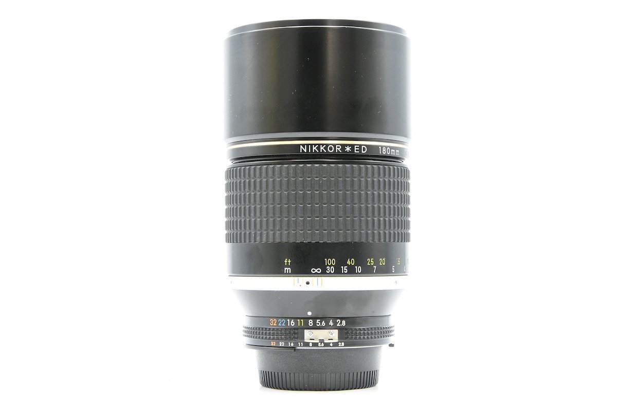 ◆ Nikon ニコン AI-S NIKKOR*ED 180mm F2.8 Fマウント 望遠単焦点 MF一眼レフ用 ニコン用 交換レンズ ニコン Nikon NIKKOR カビ・クモリの F2.8D マニュアル