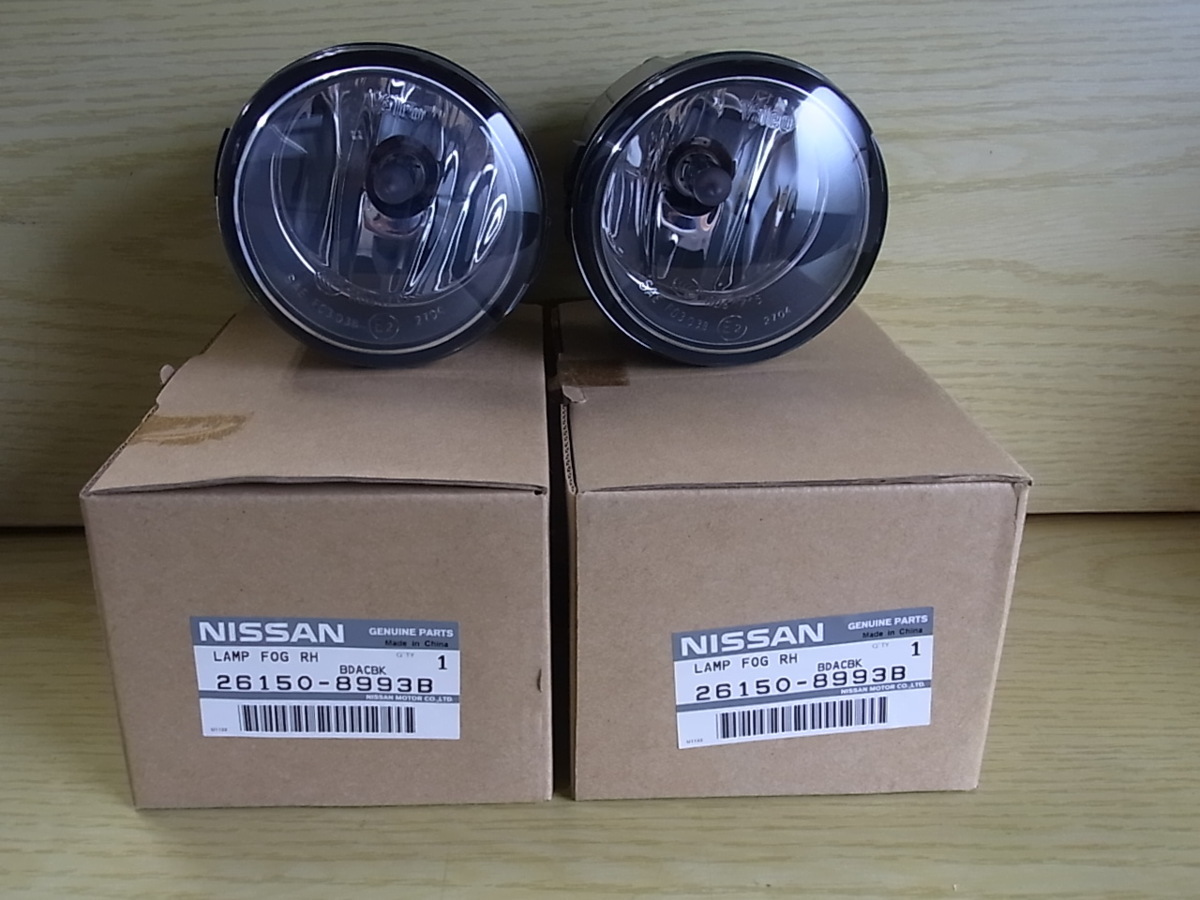 最新作，定番 保管品 日産 純正 フォグランプ 左右セット 26150-8993B Valeo H8バルブ付(日産用)｜売買されたオークション情報、yahooの商品情報をアーカイブ公開 - オークファン 純正品