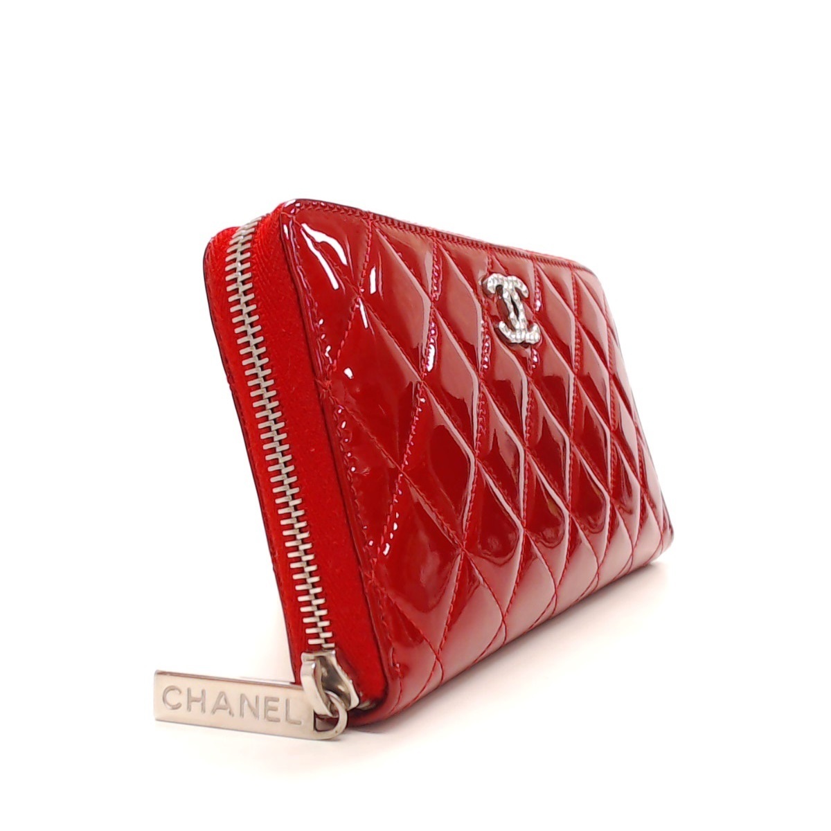 1円美品☆シャネル☆マトラッセ ラウンド長財布 ✨CHANEL シャネル 